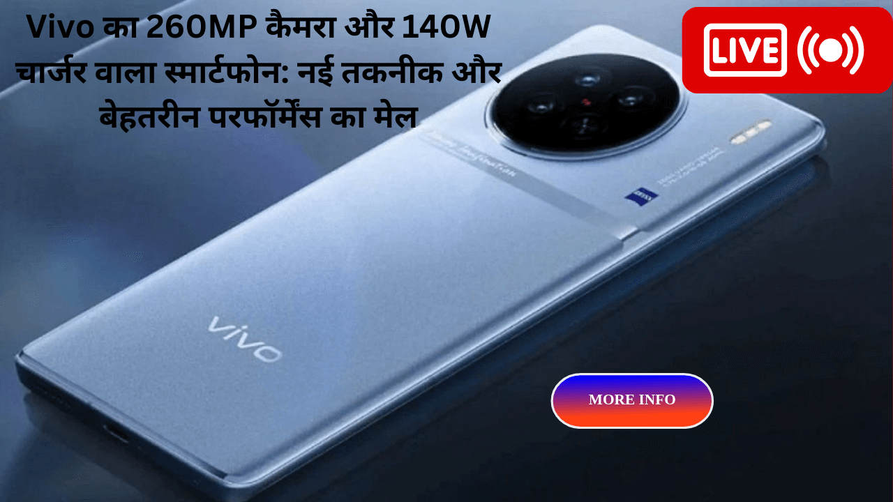Vivo का 260MP कैमरा और 140W चार्जर वाला स्मार्टफोन: नई तकनीक और बेहतरीन परफॉर्मेंस का मेल 1 Vivo